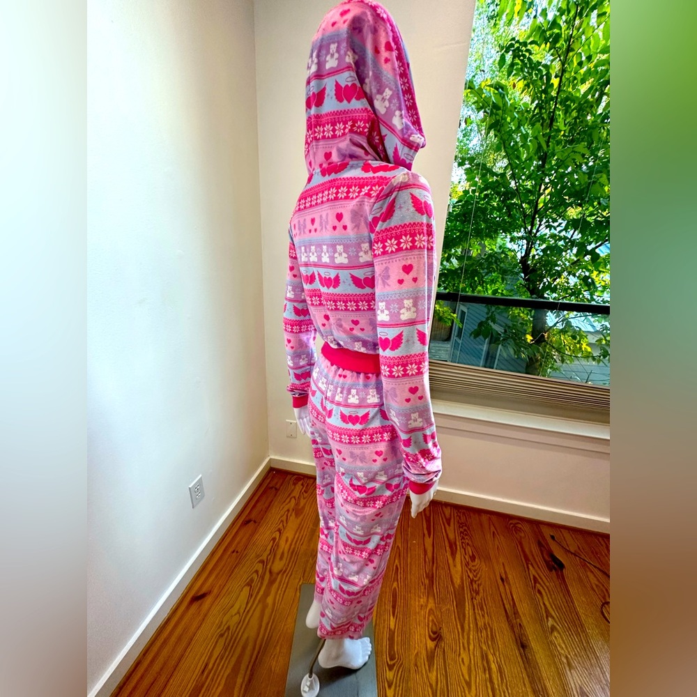 Dolls Kill Sugar Thrillz 2 Piece Velour Track Suit Size XS Petite (29” inseam) - Picture 4 of 7